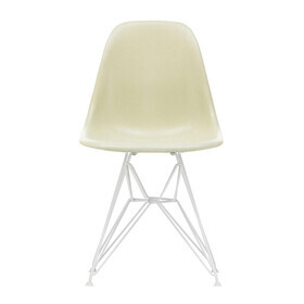 Vitra - Chaise Eames Fiberglass DSR structure blanc