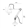 Anglepoise - Original 1227 Mini LED Schreibtischleuchte - Strichzeichnung