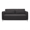 Softline - Cord - Canapé-Lit - anthracite/feutre 610/piètement en chrome/170x76x96cm/dimensions de couchage 148x200cm