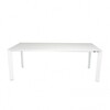 Kristalia - Nori Pure White Esstisch Ausziehbar - pure white weiß/inkl. 2 Auszugsplatten/Gestell weiß/L: 209-256-303cm