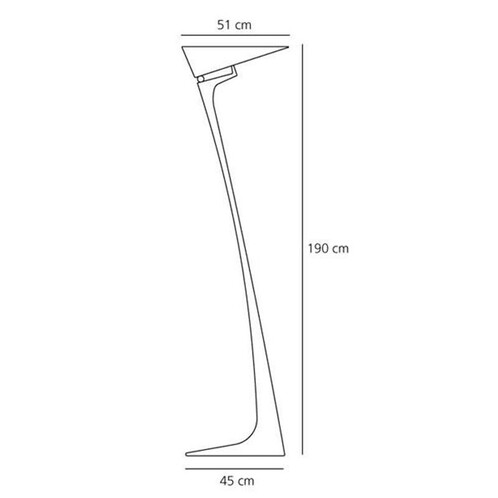 Artemide - Montjuic Floor Lamp - line drawing