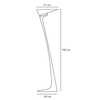 Artemide - Montjuic Floor Lamp - line drawing
