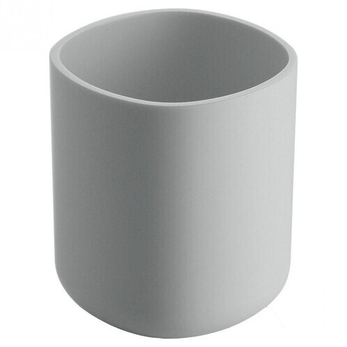 Alessi - Birillo Toothbrush Mug - white/Ø 9,5cm/H: 11cm