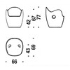 Moroso - O-Nest Armchair - line drawing