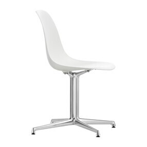 Vitra - Eames Plastic Side Chair DSL onderstel gepolijst