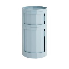 HAY - Facet Container 110 mit Füßen und Rollen