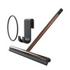 FROST - Nova² - Raclette parois de douche - cuivre-noir/poli/PxH 26x19,8cm