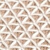 GAN - Raw Pouf small - white/foam rubber/LxWxH 78x78x38cm