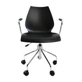 Kartell - Maui Bürostuhl mit Armlehnen