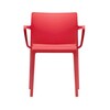 Pedrali - Volt - Chaise de jardin avec accoudoirs - rouge