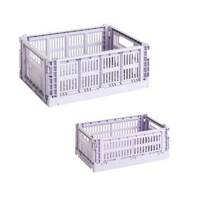 HAY - Colour Crate Korb recycelt S + M 2er Set
