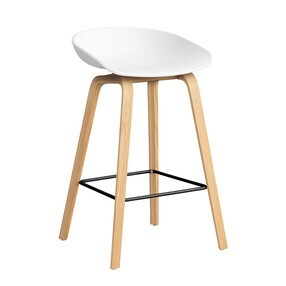 HAY - Tabouret de bar basse AAS 32 2.0 chêne laqué