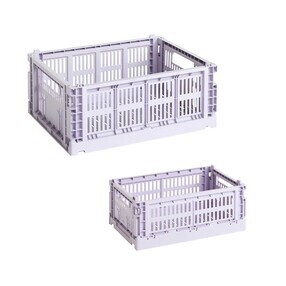 HAY - Colour Crate mand gerecycled S + M set van 2