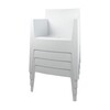 Driade - Toy - Tuinstoel 4er set - wit B1/mat/RAL 9016