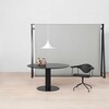 Gubi - 2.0 Dining Table -Table structure noir Ø130cm