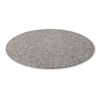 Hey-Sign - Bigdot -Tapis en feutre Ø 120cm - gris/feutre/rond