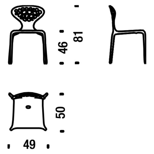 Moroso Supernatural Chair with perforated back | AmbienteDirect