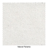 Gervasoni - Gray 09 Schaukelstuhl - nussbaum/Polster natur/Stoff: Natural Panama/LxBxH 76x110x106cm