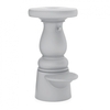 Moooi - New Antiques Low Barhocker - hellgrau/inkl. festem Sitzkissen/H 66cm