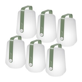 Fermob - Set de 6 lampes LED Balad avec batterie H 12cm