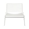 HAY - Hee Lounge - Chaise - blanc/laqué/72x67x67cm/hauteur d'assise: 37cm/pour intérieur et extérieur