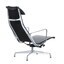 Vitra - EA 124 Aluminium Chair bureaudraaifauteuil leer