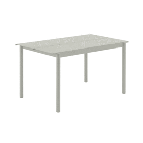 Muuto - Table de jardin Linear Steel 140x75cm
