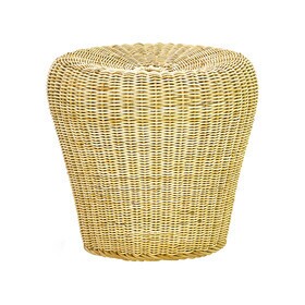 Richard Lampert - Tabouret en rotin E14