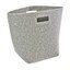 Hey-Sign - Hey-Sign Filz Papierkorb L - hellgrau/42x28x40cm