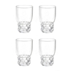 Kartell - Jellies Family - Set de 4 verres à eau - cristal clair/transparent