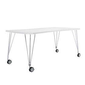 Kartell - Max Table With Wheels 190x90cm