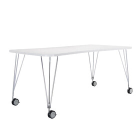 Kartell - Max Table With Wheels 190x90cm