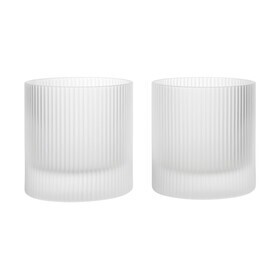 Ferm Living - Ripple drinkglas set van 2