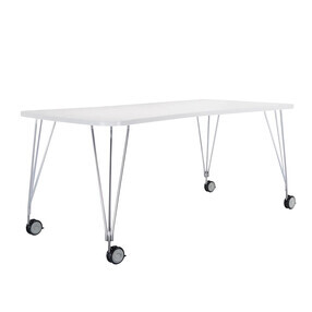 Kartell - Max - Table sur roulettes 190x90cm