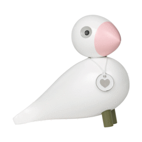 Kay Bojesen Denmark - Figurine en bois oiseau chanteur Love Charity