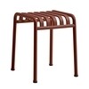 HAY Palissade Outdoor-Hocker in Braun, robustes Stahl-Design für Garten & Terrasse, modernes Möbelstück. - Palissade Gartenhocker