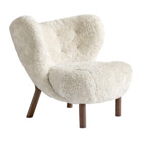 &Tradition - Little Petra VB1 fauteuil onderstel walnoot