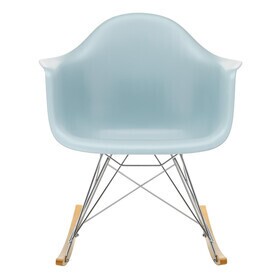 Vitra - Eames Plastic Armchair RAR RE schommelstoel verchroomd