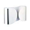 Flos - Foglio AGL - Applique Murale - chrome/brillant/acier/37x21cm