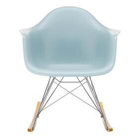Vitra - Fauteuil à bascule Eames Plastic Armchair RAR RE chromé