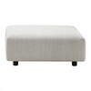 Vitra - Soft Modular Ottoman - creme/steel grey/fabric Maize 03/92x82x38cm