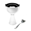 Alessi - Big Love Ice Cream Bowl with Spoon - white