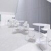 Arper - Catifa 46 0474 Bar Stool Low Unicolour Chrome