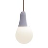 Martinelli Luce - Ciulifruli Pendelleuchte - weiß/matt/H16cm/Ø16cm/Kabel/Baldachin weiß