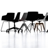 MDF Italia - Flow Slim - Fauteuil piètement LEM