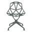 Magis - Chair One 4Star Swivel Chair Four-Legged Frame