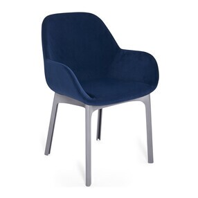 Kartell - Clap Aquaclean armleunstoel onderstel zwart