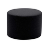 Softline - Drum- Tabouret / table d'appoint S - noir/Etoffe Felt 636/H 30cm / Ø 45cm