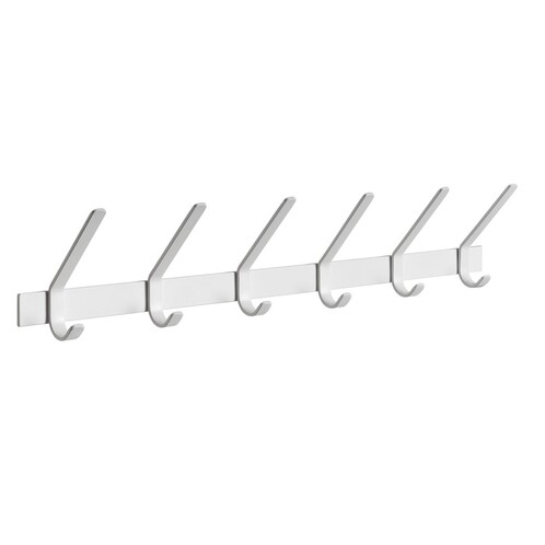 e15 - FK08 Uni Wall Wardrobe - white/6 hooks
