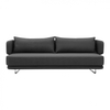 Softline - Jasper - Canapé-Lit - anthracite/feutre 610/incl. 2 coussins/taie de canapé et coussin extractible